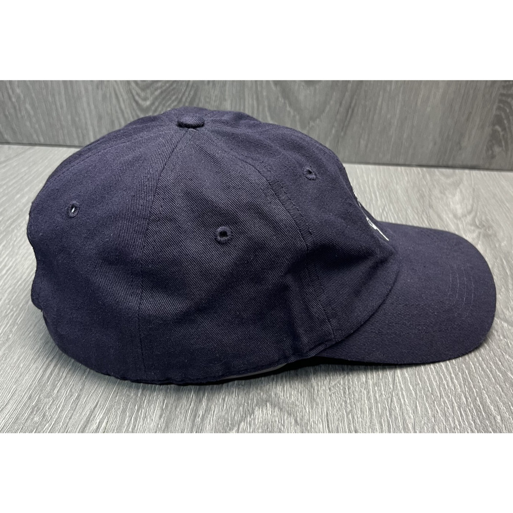 Patriot Skiing Hat Cap Strap Back Navy Blue Embroidered Skier Sports Mens USA - Picture 4 of 6